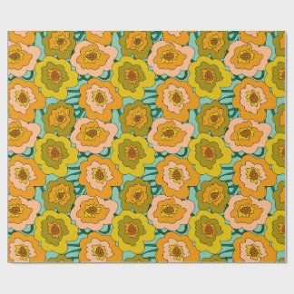 Pastel Poppies Wrapping Paper