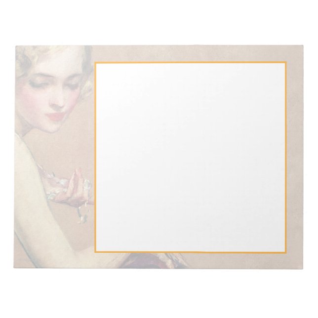 Pastel Portrait Notepad (Front)