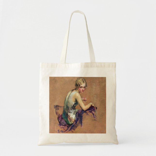 Pastel Portrait Tote Bag (Front)
