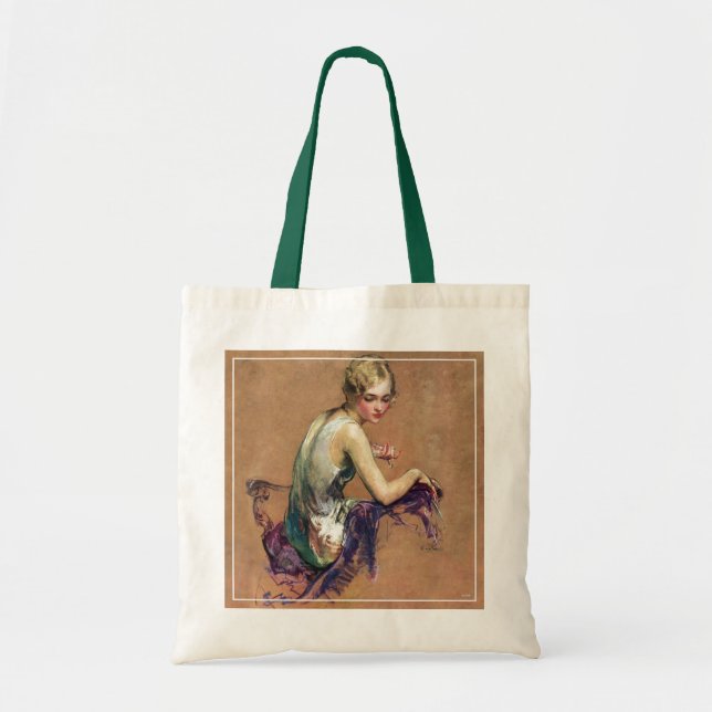 Pastel Portrait Tote Bag (Front)