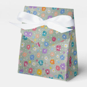 Pastel Posie Floral Favour Box