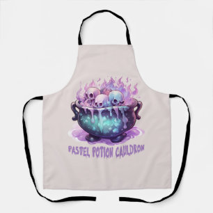 Pastel Potion Cauldron Apron