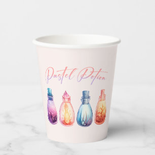 Pastel Potion – Cute and Elegant Witch Potion Paper Cups