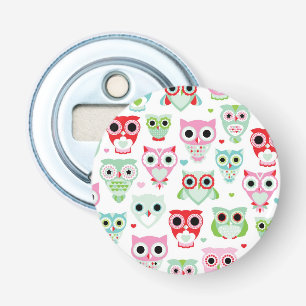 pastel powder colour owl background bottle opener