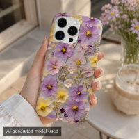 Pastel Pressed Wildflower Cottagecore Pattern