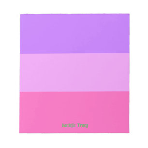 Pastel Pretty Spring Colours Custom Notepad