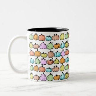 Pastel pumpkin mug