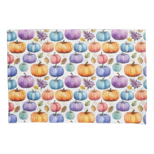 Pastel Pumpkin Pattern Pillowcase Set