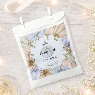 Pastel Pumpkins Blue Boy Baby Shower Favour Bags