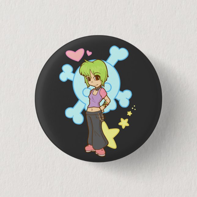 Pastel Punk 3 Cm Round Badge (Front)