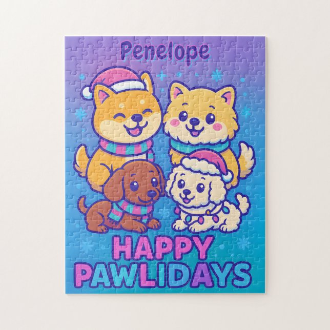 Pastel pups jigsaw puzzle (Vertical)