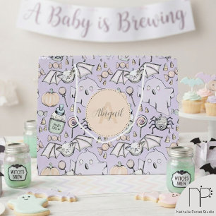 Pastel Purple Baby Halloween Large Gift Bag