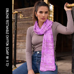 Pastel Purple Camouflage Chiffon Scarf<br><div class="desc">Pastel Purple Camouflage Chiffon Scarf. Fun for every camo lover. View all my shops here https://bit.ly/SandyspiderStores</div>