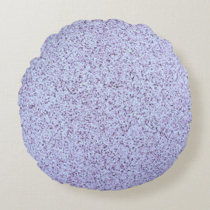 Pastel Purple Concrete Texture Round Cushion