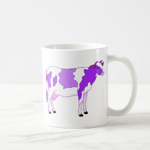 Pastel Purple Cow Coffee Mug