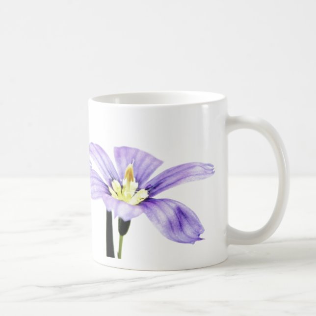 Pastel Purple Flower Coffee Mug (Right)