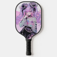 Pastel Purple Gothic Lolita Anime Girl