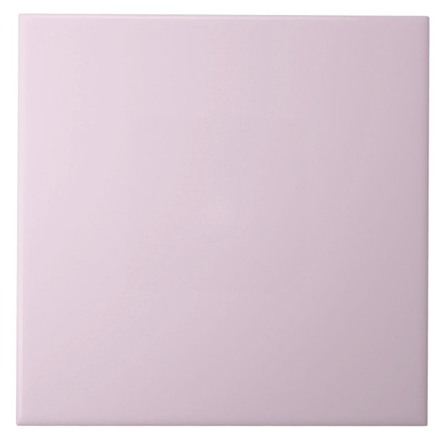 Pastel Purple Lilac Solid Colour Minimalist    Tile (Front)