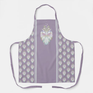 Pastel Purple Oracle Owl Apron