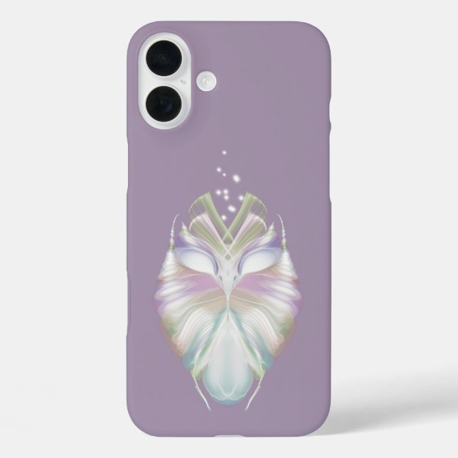 Pastel Purple Oracle Owl Case-Mate iPhone Case (Back)