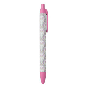 Pastel Purple Oracle Owl Pattern Black Ink Pen