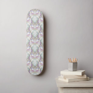 Pastel Purple Oracle Owl Pattern Skateboard