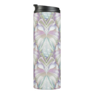 Pastel Purple Oracle Owl Pattern Thermal Tumbler