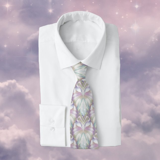 Pastel Purple Oracle Owl Pattern Tie (Creator Uploaded)
