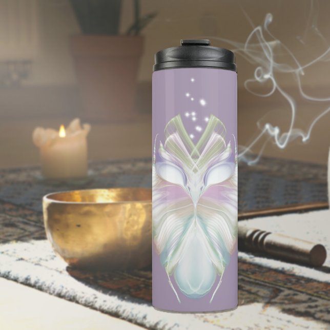 Pastel Purple Oracle Owl Thermal Tumbler (Creator Uploaded)