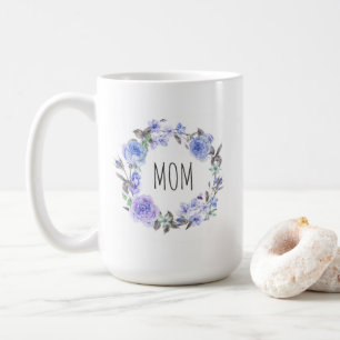 Pastel Purple Watercolor Floral Mother's Day Coffee Mug
