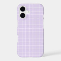 Pastel Purple Window Pane Plaid
