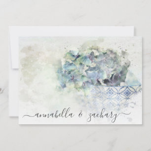 *~* Pastel QR AR26 Flowers PHOTO RSVP WEDDING  Invitation