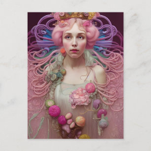 Pastel Queen Postcard