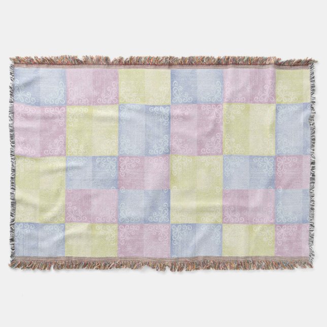 pastel quilt blanket (Front)