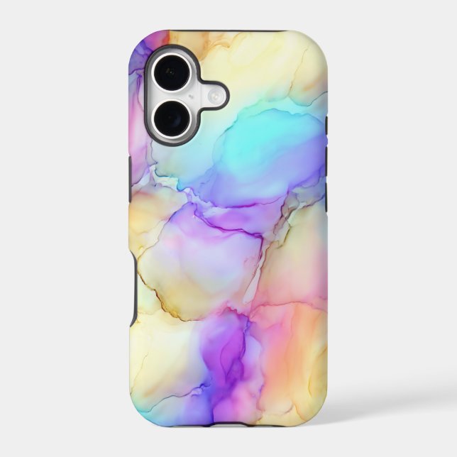 Pastel Rainbow Alcohol Ink (Back)