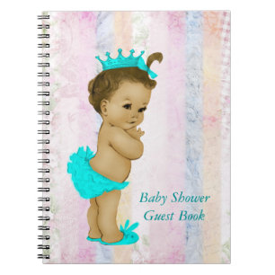 Pastel Rainbow Baby Shower Guest Book