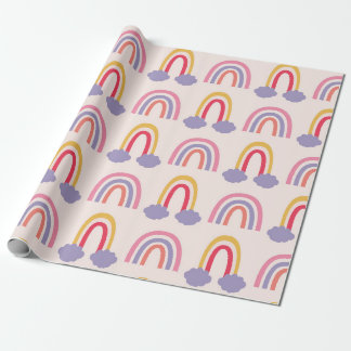 Pastel Rainbow Bliss Wrapping Paper