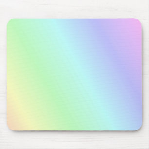 Pastel Rainbow Boho Computer Mouse Mat