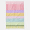 Pastel Rainbow Brocade Stripe Plaid Swirl Towel
