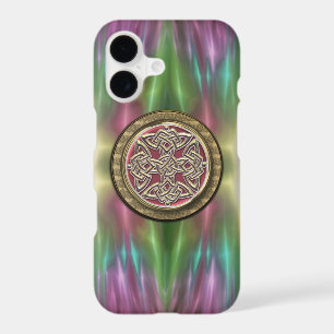 Pastel Rainbow Celtic Dara Knot iPhone X Case