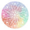 Pastel Rainbow Classic Round Sticker