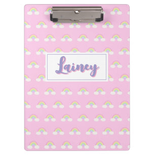Pastel Rainbow Clipboard