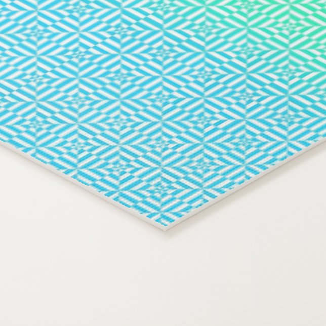 Pastel Rainbow Colourful Abstract Gradient Ombre  Yoga Mat (Detail)