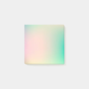 Pastel Rainbow Colours Abstract Blur Gradient Ombr Post-it Notes