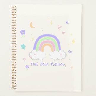 Pastel Rainbow Dreams Daily Planner