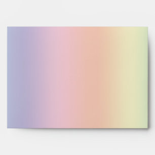 Pastel Rainbow Envelopes