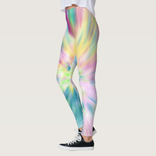 Pastel Rainbow Explosion Leggings