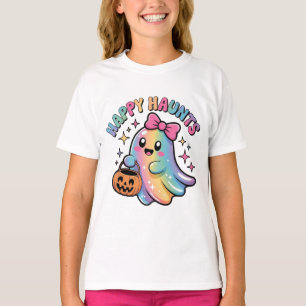 Pastel Rainbow Ghost T-Shirt – Kawaii Halloween