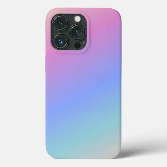 Pastel Rainbow Gradient Case-Mate iPhone Case (Back)