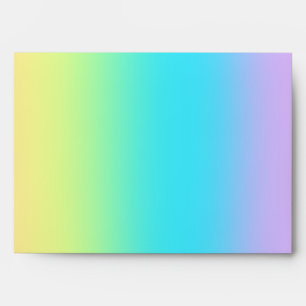 Pastel Rainbow Gradient Envelope